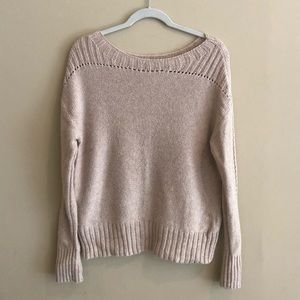 GAP Tan Scoop Neck Sweater